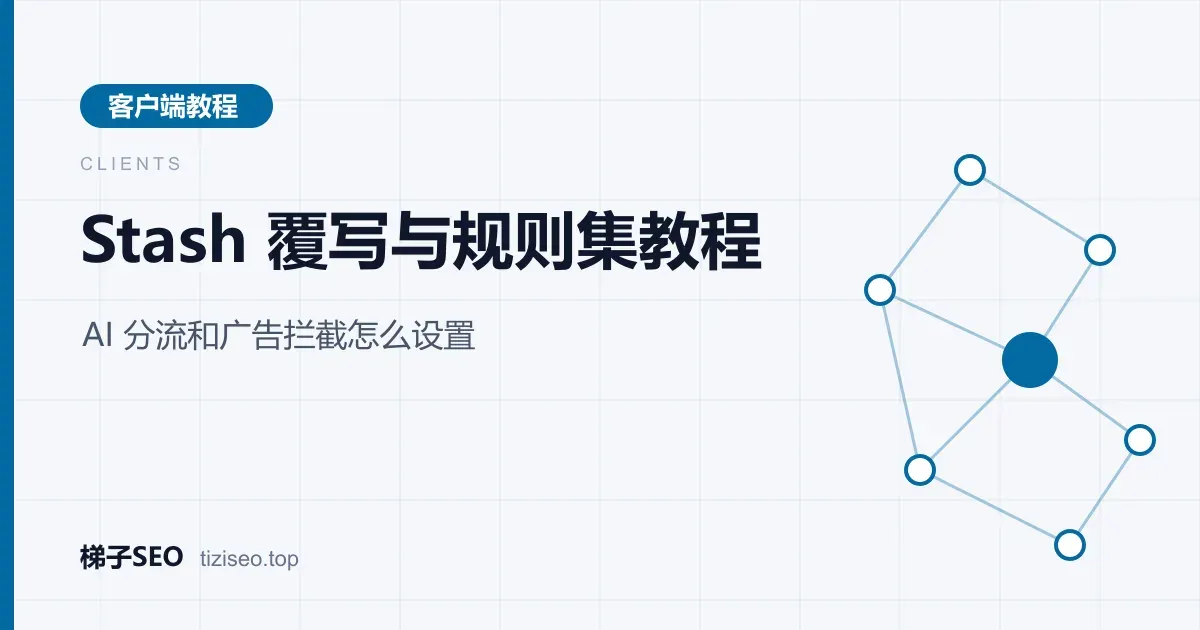 Stash 覆写文件叠加到订阅配置上的流程示意图